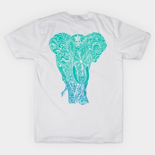 Not a circus turquoise elephant by #Bizzartino T-Shirt